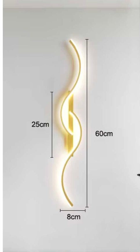 chambre-applique-murale-décorative-doré