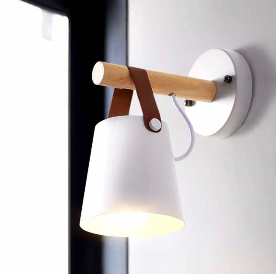 Applique_ Murale _Bois _Design _Scandinave _TYLE _blanc_Z _ Déco