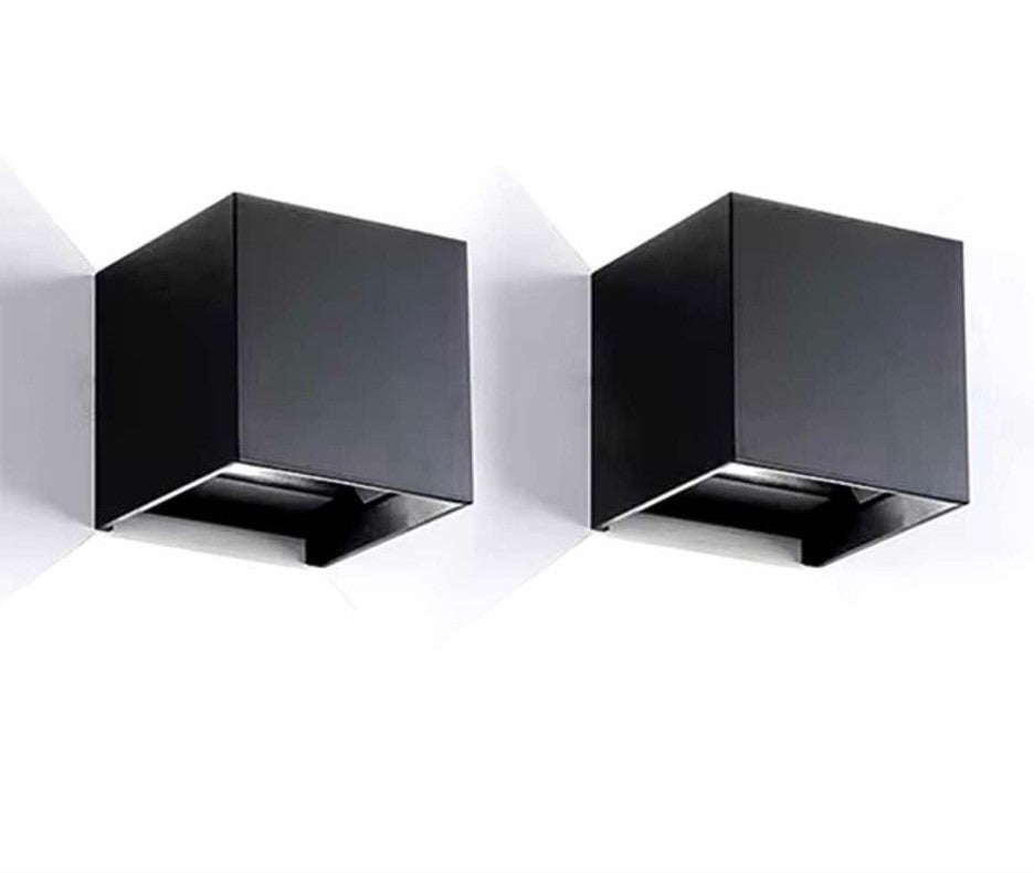 deux_Appliques_ Murale _noir_extérieur _ Z _Déco