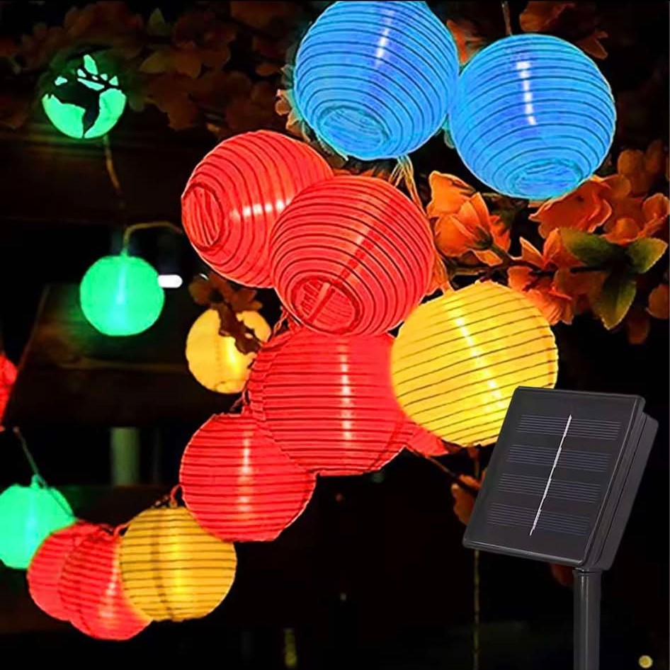 guirlande _boule_ lumineuse_ multicolores 
